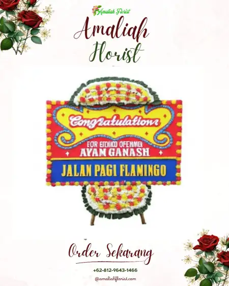 Sewa Papan Bunga Kayuares